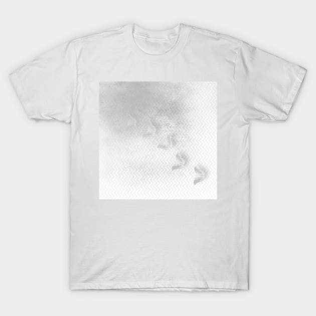 Ghostly butterflies disappear in the mist T-Shirt by hereswendy